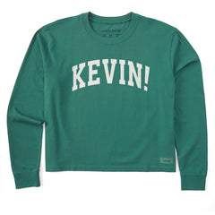 Women's Kevin Arch Long Sleeve Crusher Boxy Tee