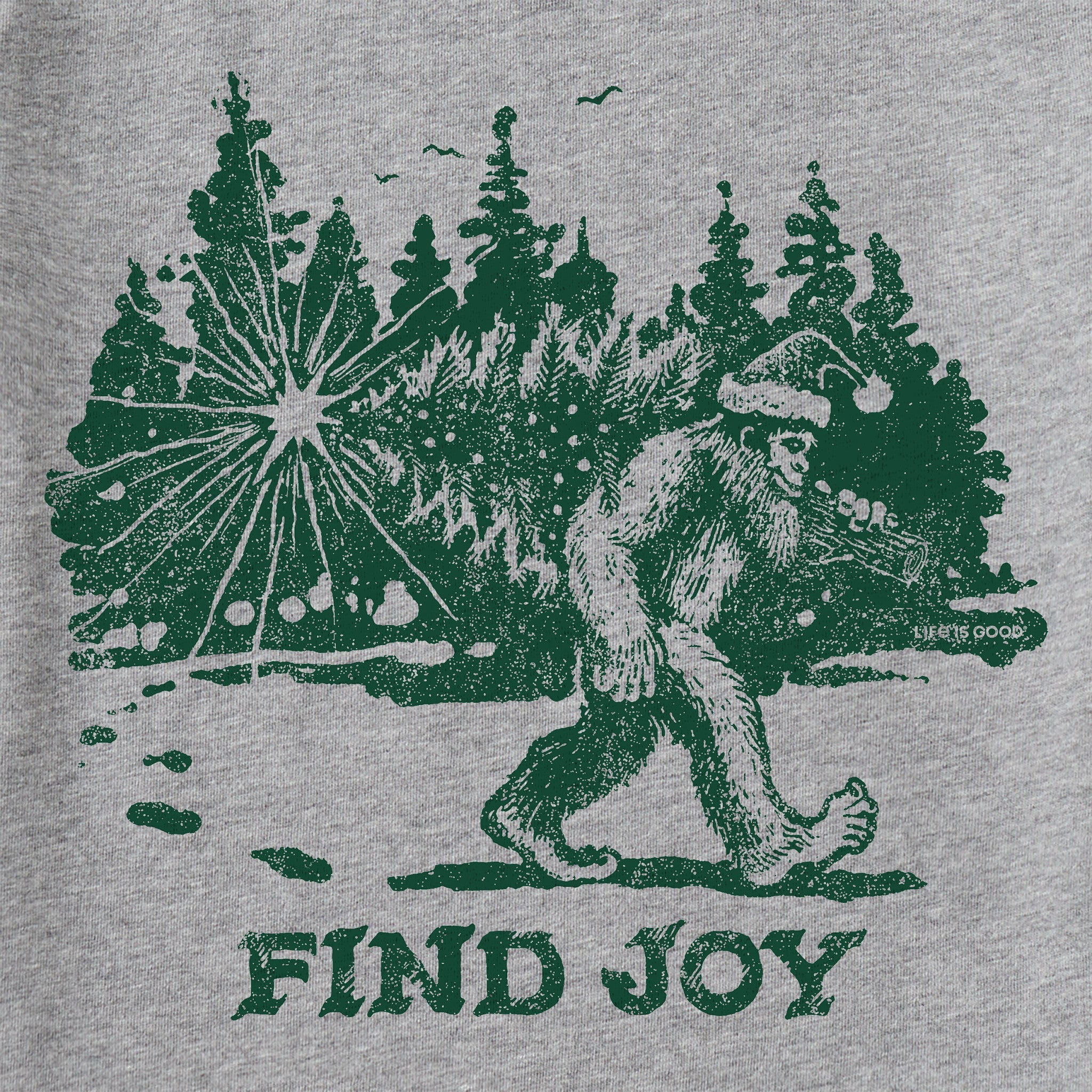 Men's Find Joy Sasquatch Short Sleeve Crusher Tee