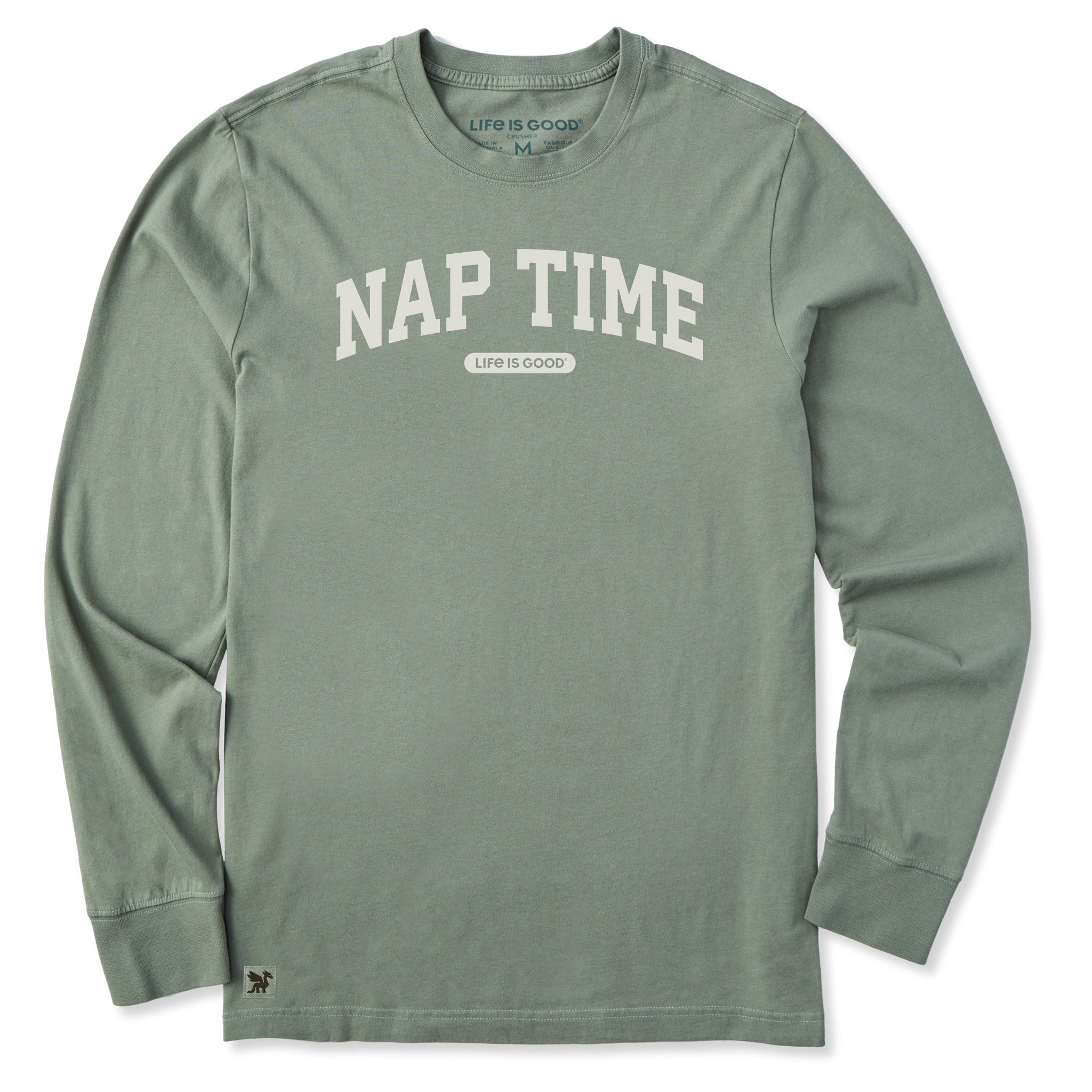 Men's Nap Time Arch Long Sleeve Crusher Tee