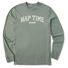 Men's Nap Time Arch Long Sleeve Crusher Tee