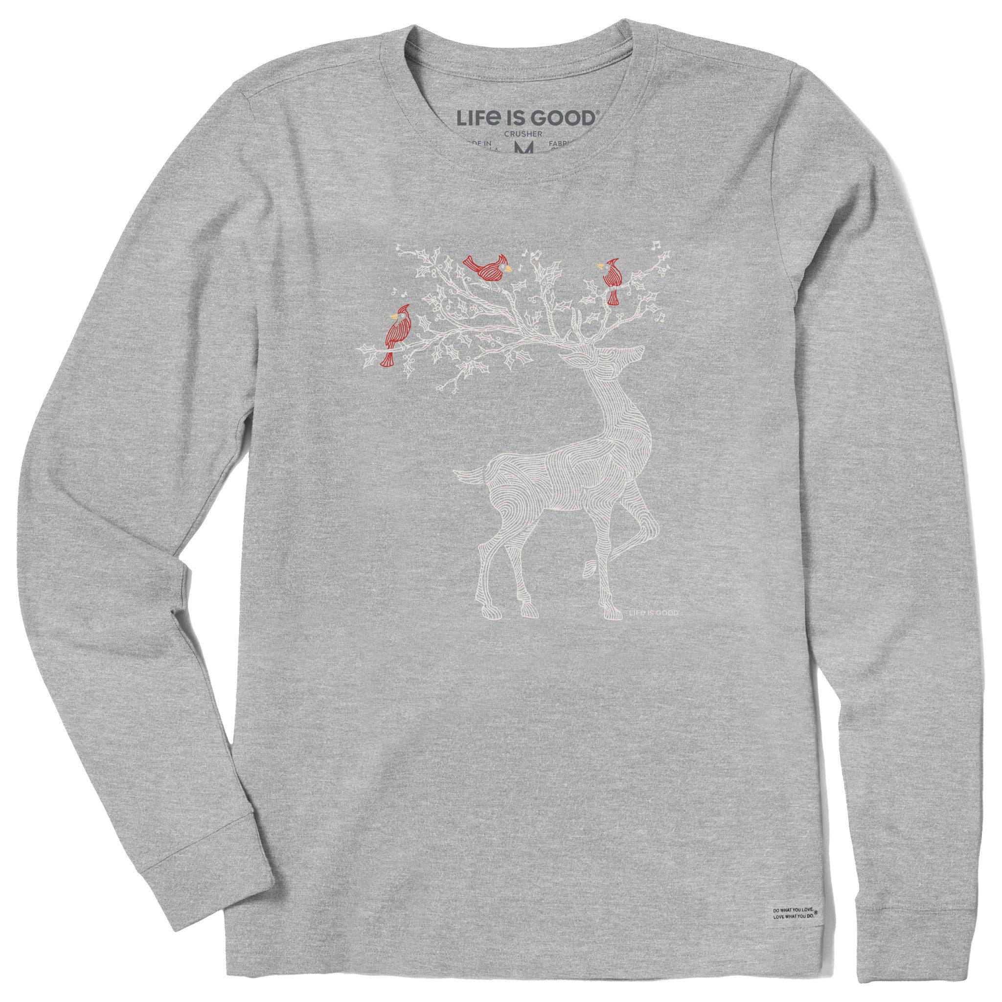Women's Dear Cardinals Long Sleeve Crusher Tee