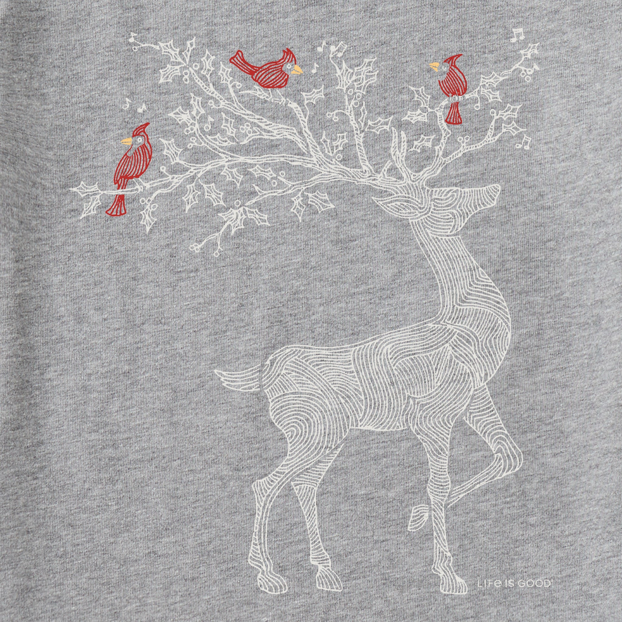 Women's Dear Cardinals Long Sleeve Crusher Tee
