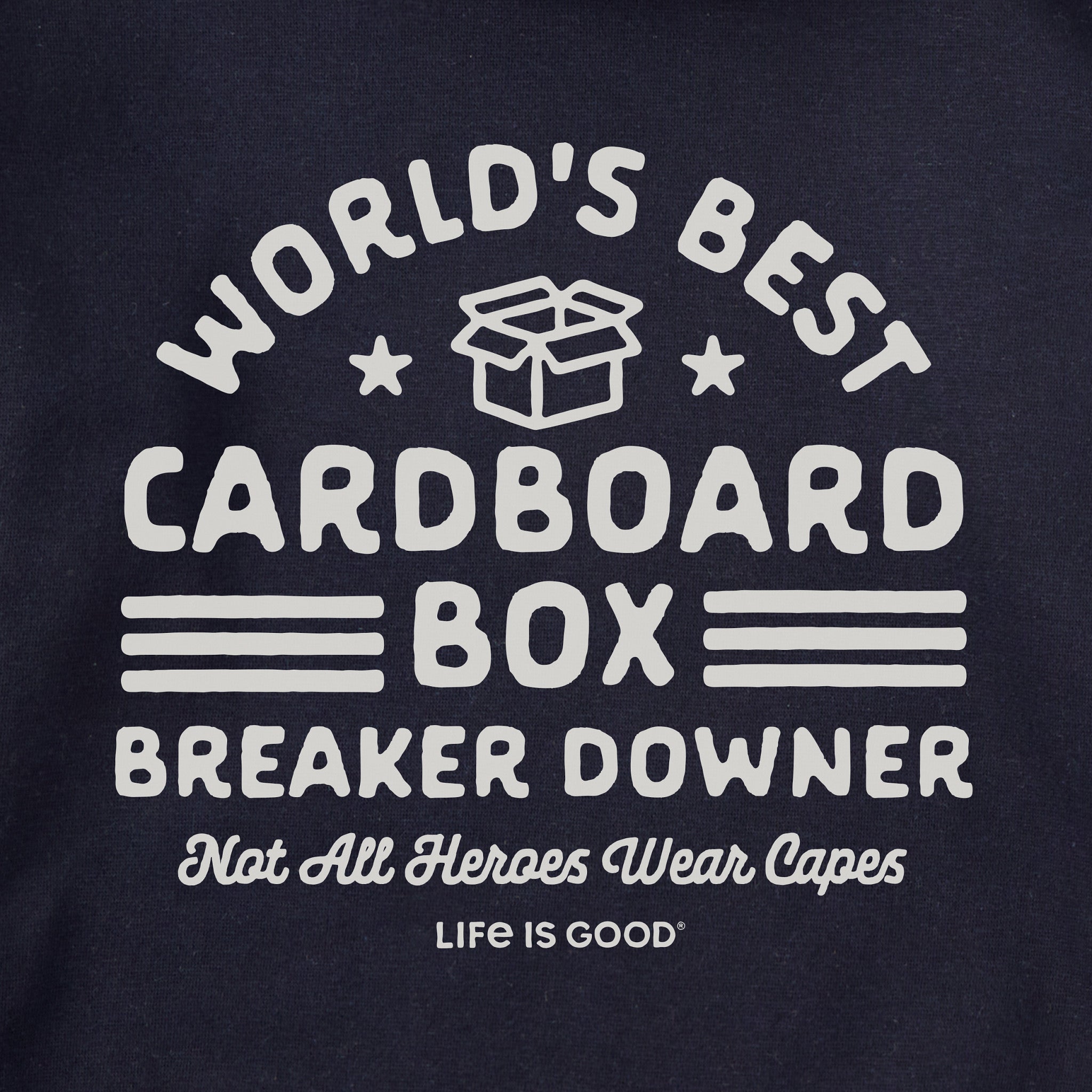Adult Unisex Cardboard Box Breaker Downer Every Wear Hoodie Sweatshirt