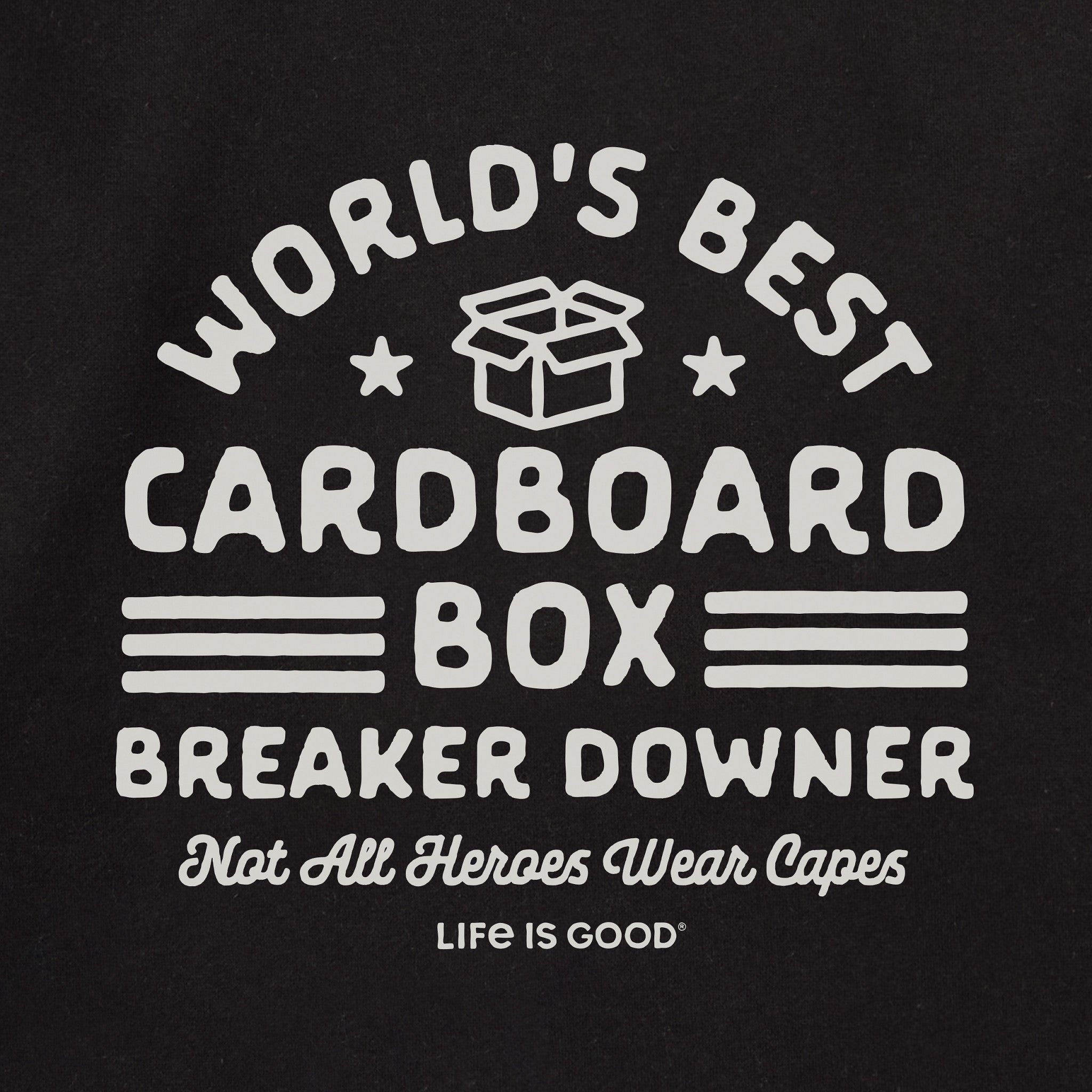 Adult Unisex Cardboard Box Breaker Downer Every Wear Hoodie Sweatshirt