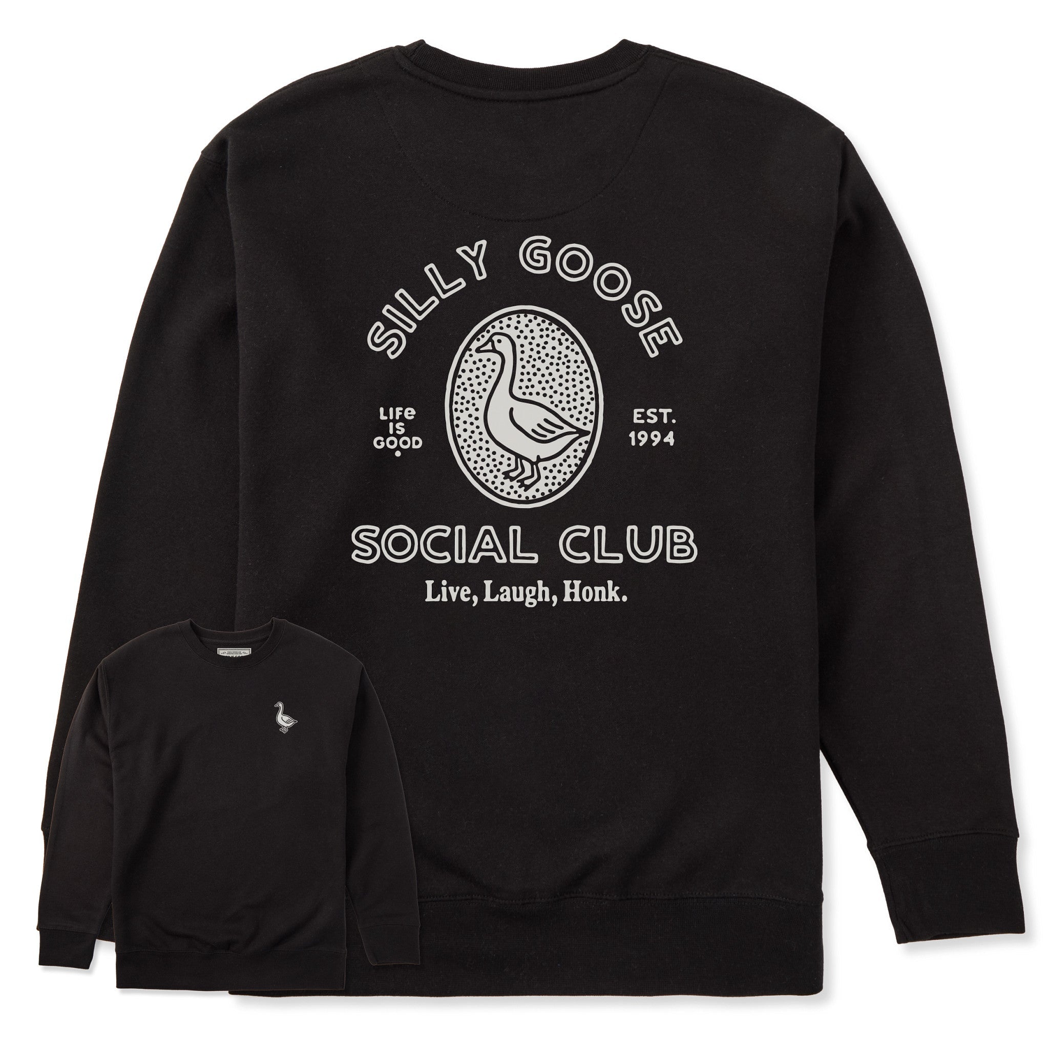 Adult Unisex Silly Goose Social Club Every Wear Crew Sweatshirt