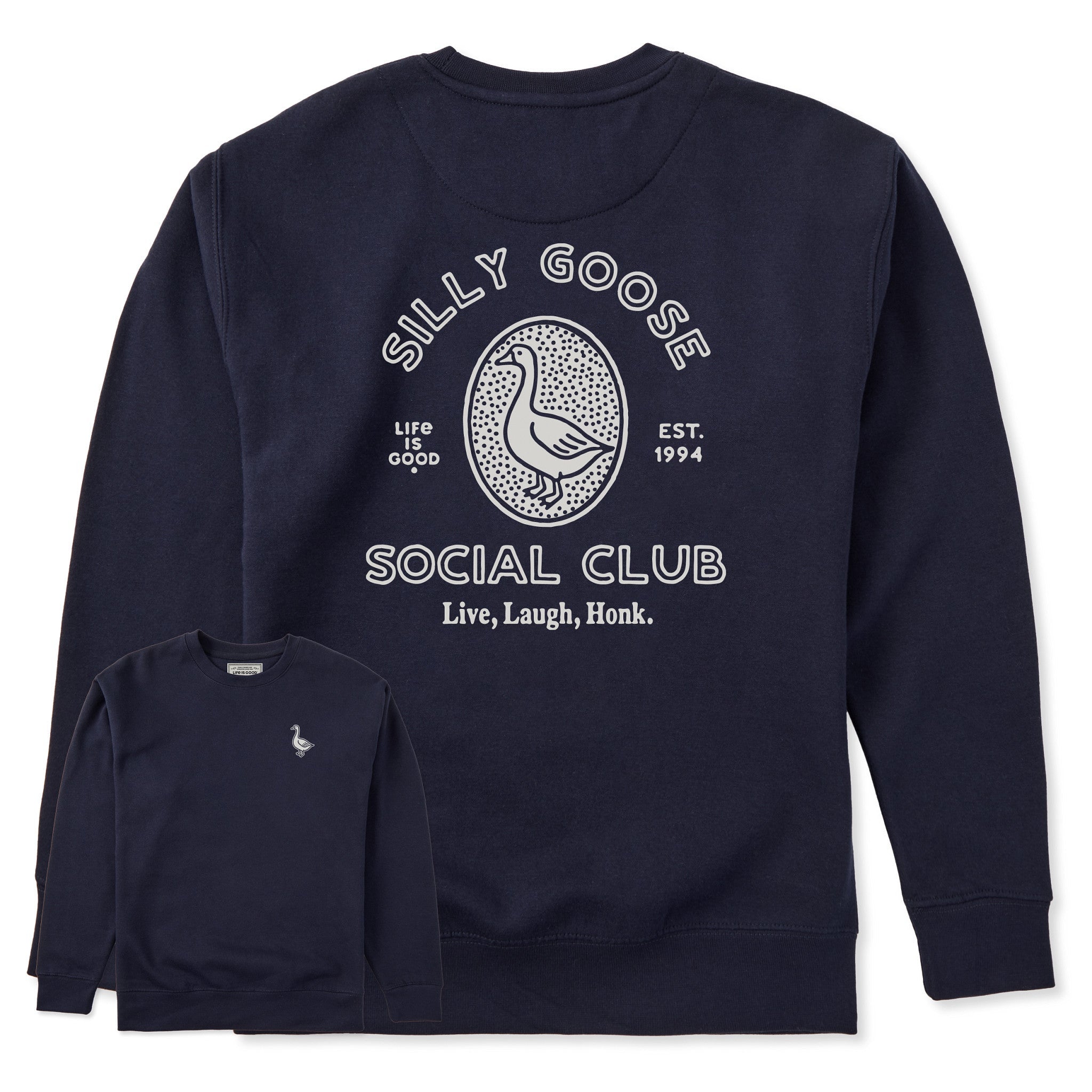 Adult Unisex Silly Goose Social Club Every Wear Crew Sweatshirt