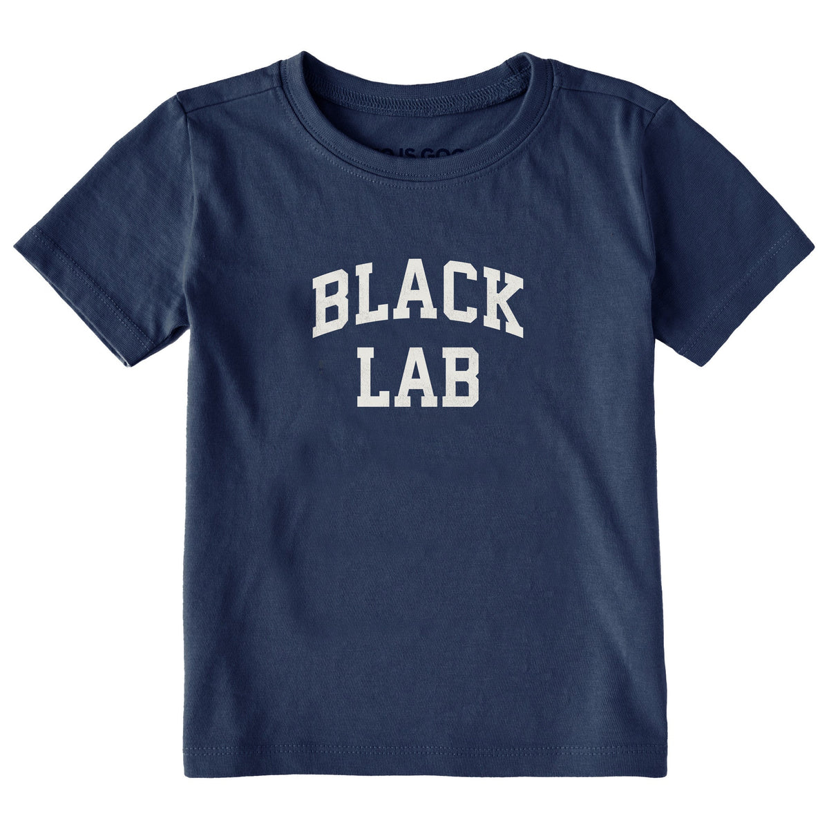 Toddler Black Lab Arch Short Sleeve Crusher Tee