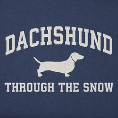 Toddler Dachshunds Snow Arch Short Sleeve Crusher Tee