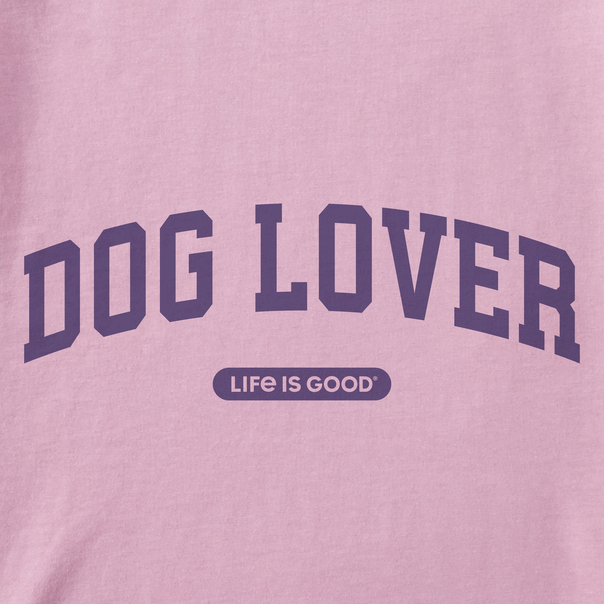 Women's Dog Lover Arch Short Sleeve Crusher Boxy Tee