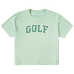 Women's Golf Arch Short Sleeve Crusher Boxy Tee