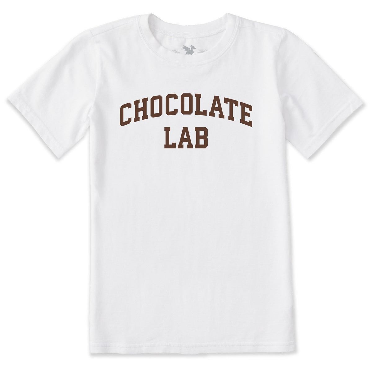 Kids Chocolate Lab Arch Short Sleeve Crusher Tee
