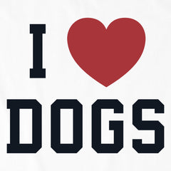 Kids I Heart Dogs Arch Short Sleeve Crusher Tee