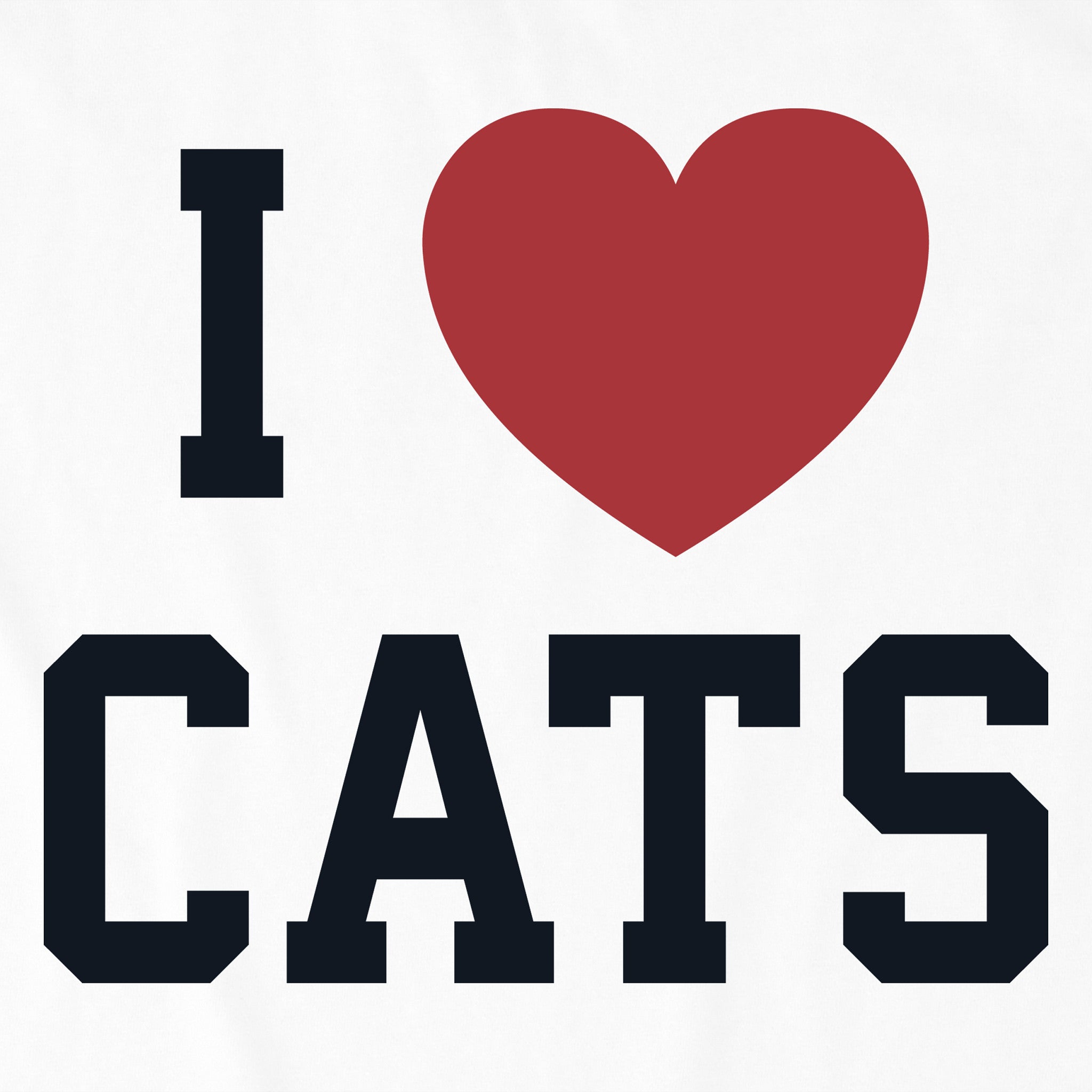 Kids I Heart Cats Arch Short Sleeve Crusher Tee