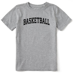 Kids Basketball Arch Short Sleeve Crusher Tee