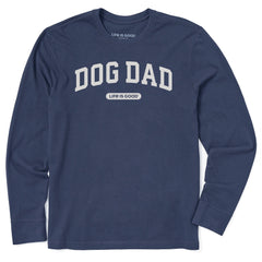 Men's Dog Dad Arch Long Sleeve Crusher Tee