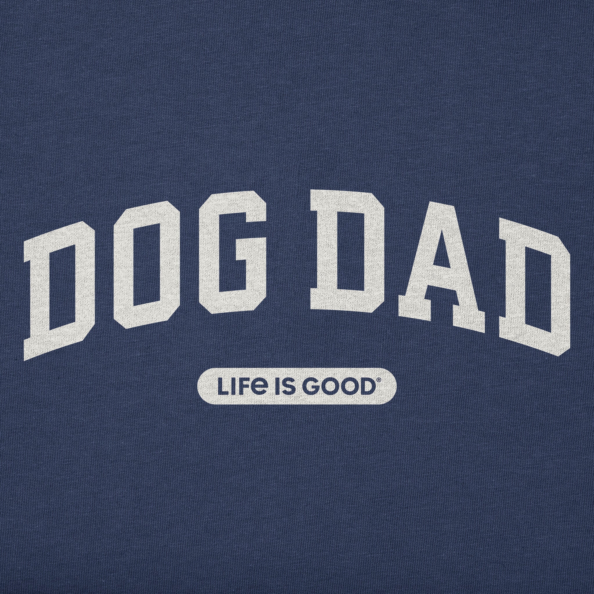 Men's Dog Dad Arch Long Sleeve Crusher Tee