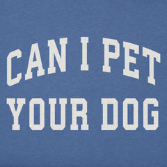 Kids Can I Pet Your Dog Arch Short Sleeve Crusher Tee