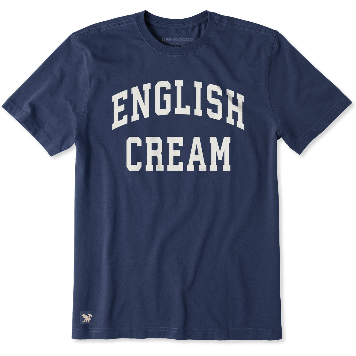 Men's English Cream Arch Short Sleeve Crusher Tee