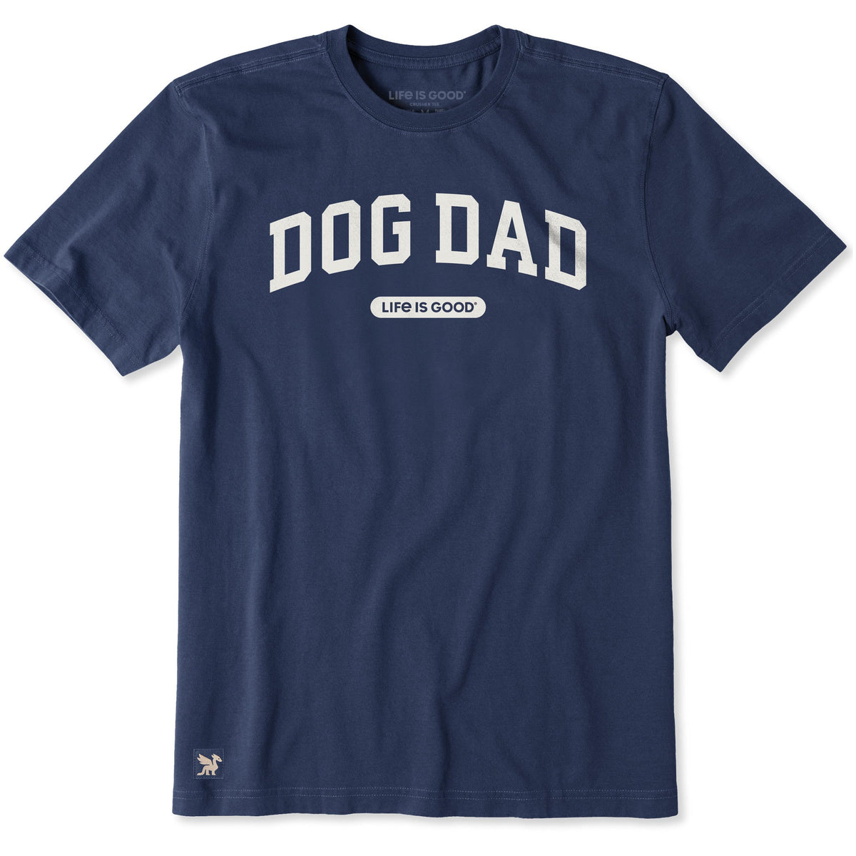 Men's Dog Dad Arch Short Sleeve Crusher Tee