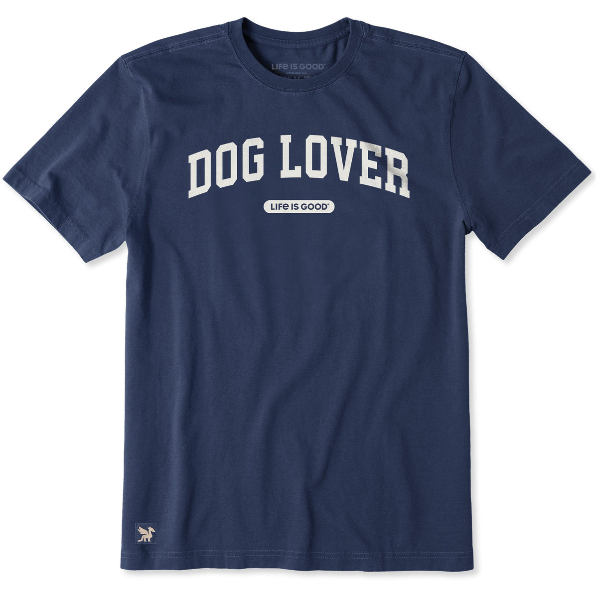 Men's Dog Lover Arch Short Sleeve Crusher Tee