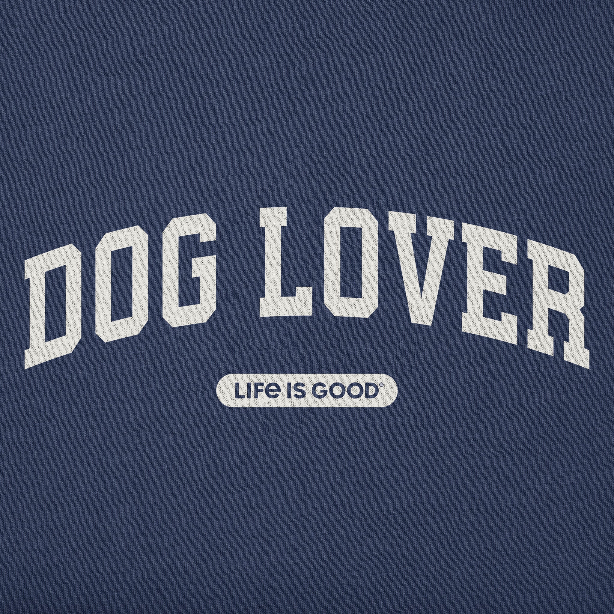 Men's Dog Lover Arch Short Sleeve Crusher Tee