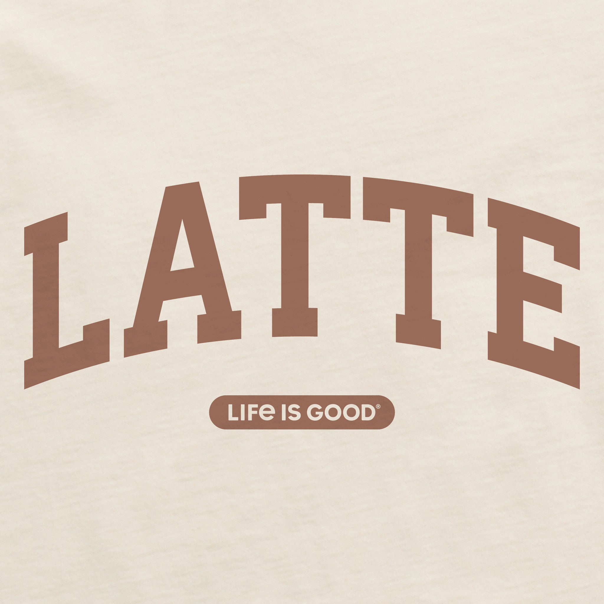 Men's Latte Arch Short Sleeve Crusher Tee