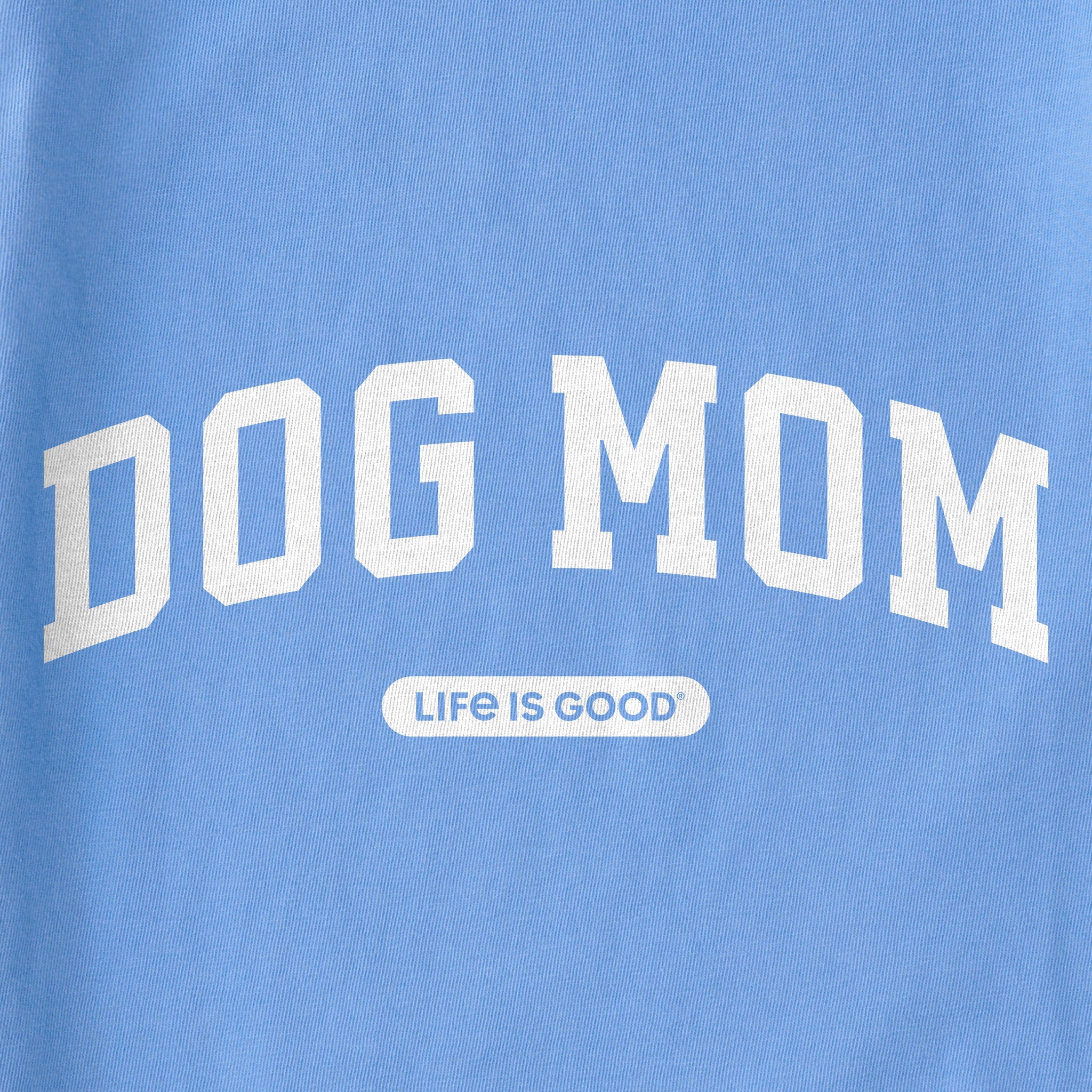 Women's Dog Mom Arch Short Sleeve Crusher Tee