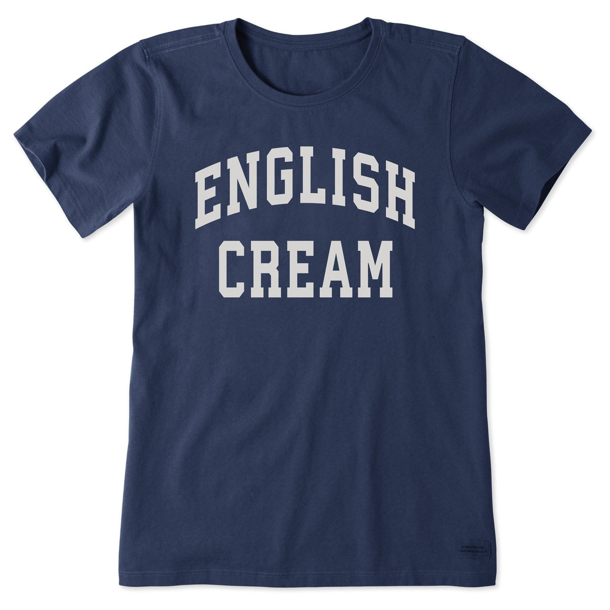 Women's English Cream Arch Short Sleeve Crusher Tee