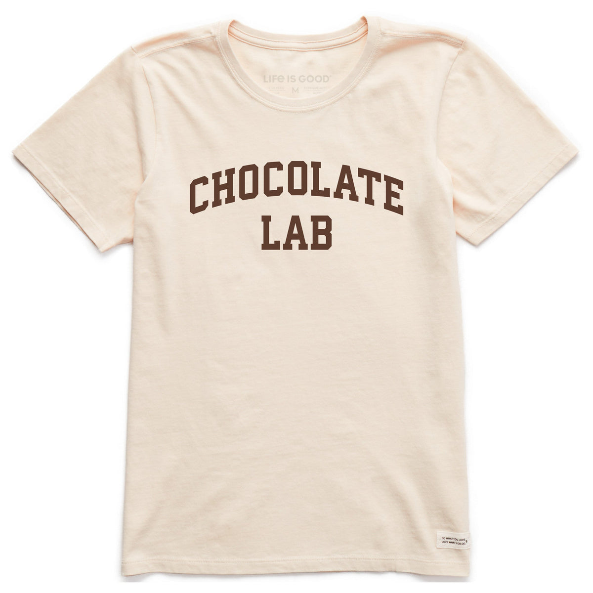 Women's Chocolate Lab Arch Short Sleeve Crusher Tee