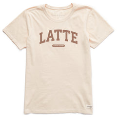 Women's Latte Arch Short Sleeve Crusher Tee