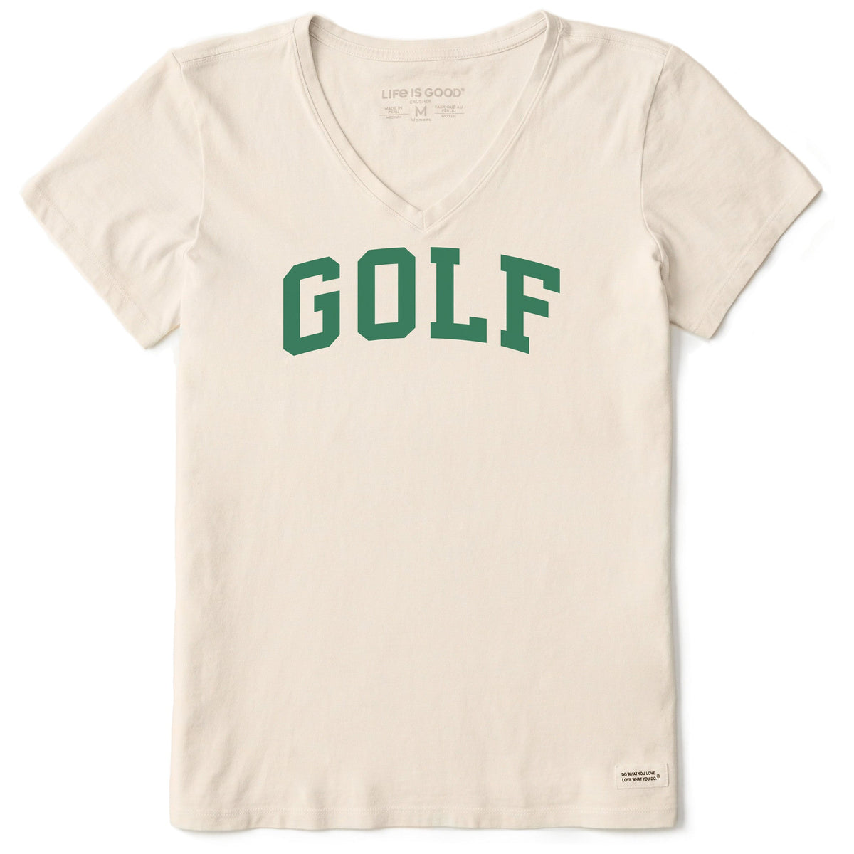 Women's Golf Arch Short Sleeve Crusher Vee