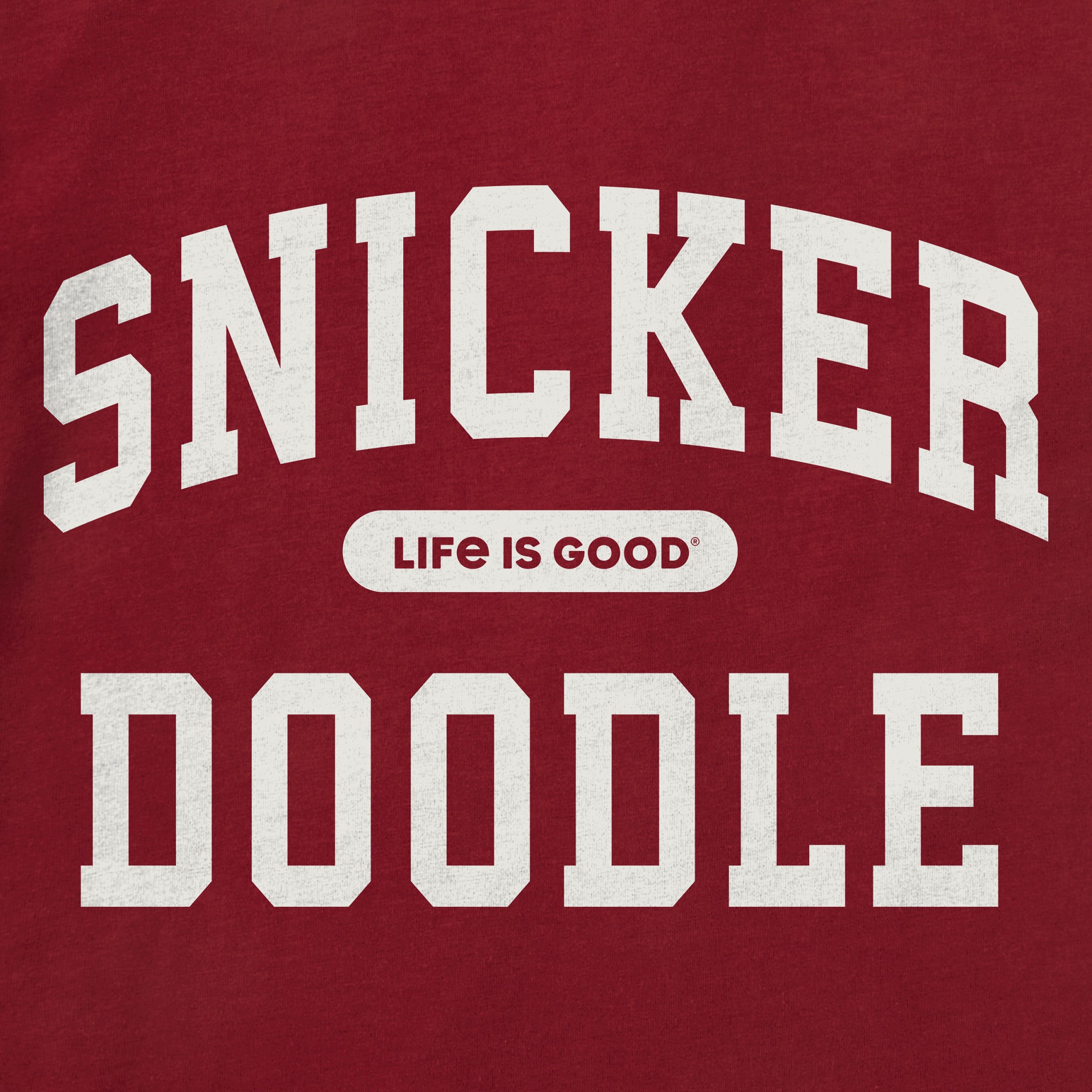 Kids Snicker Doodle Arch Long Sleeve Crusher Tee