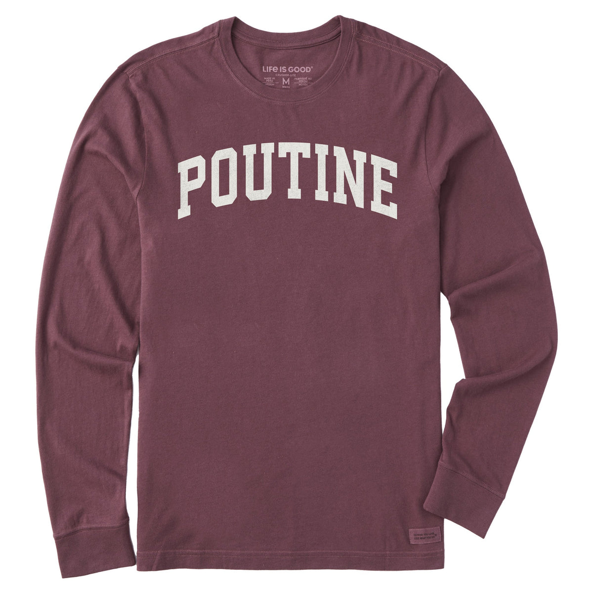Men's Poutine Arch Long Sleeve Crusher Tee