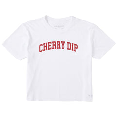 Women's Cherry Dip Arch Short Sleeve Crusher Boxy Tee
