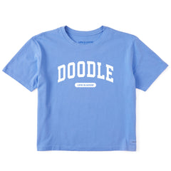 Women's Doodle Arch Short Sleeve Crusher Boxy Tee