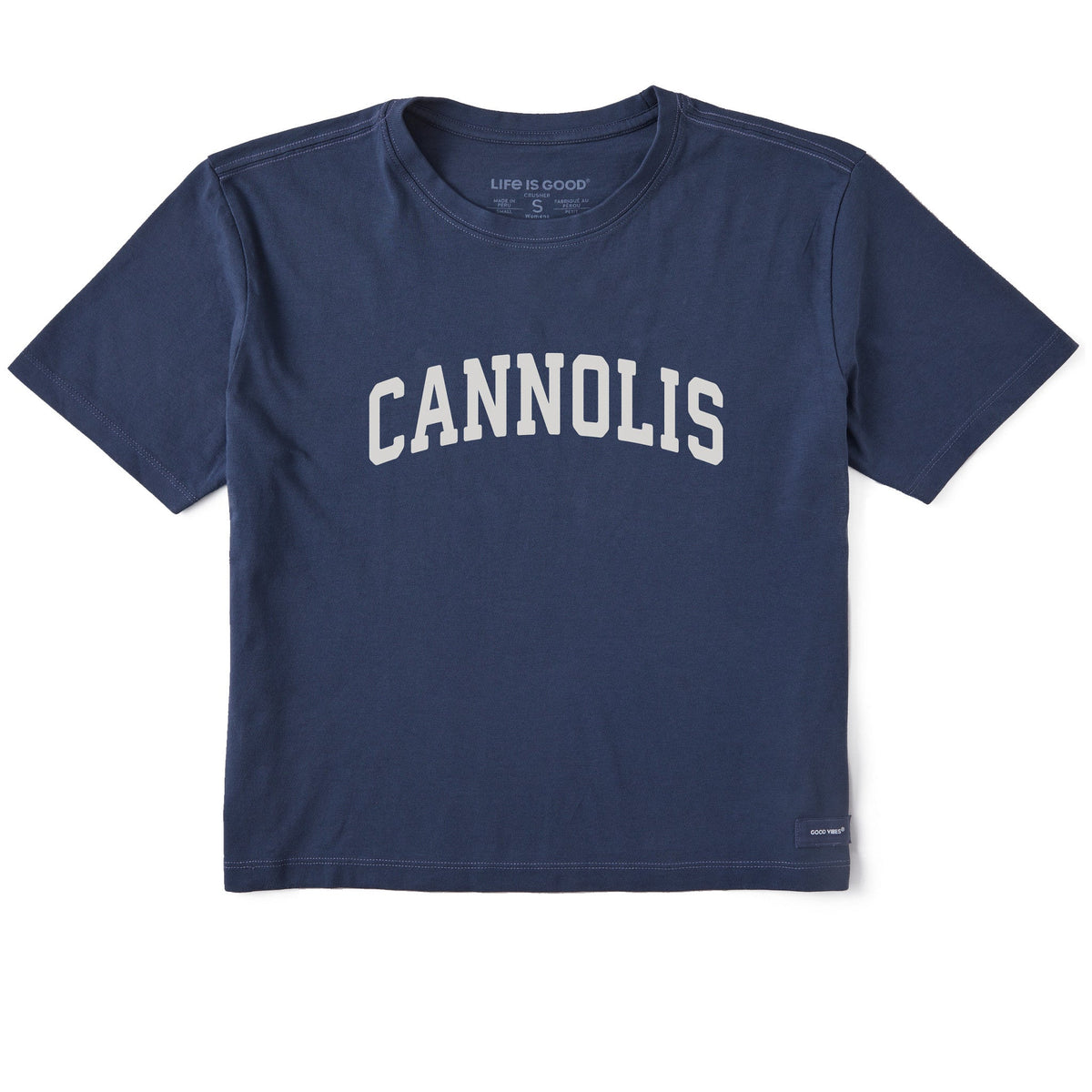Women's Cannolis Arch Short Sleeve Crusher Boxy Tee