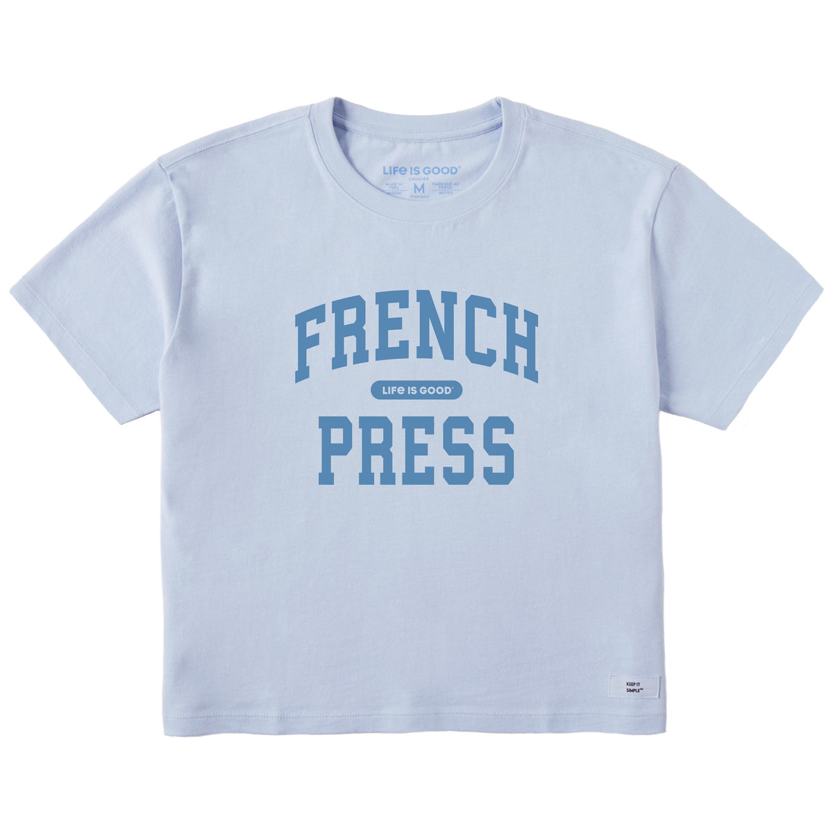 Women's French Press Arch Short Sleeve Crusher Boxy Tee