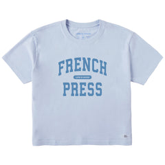 Women's French Press Arch Short Sleeve Crusher Boxy Tee