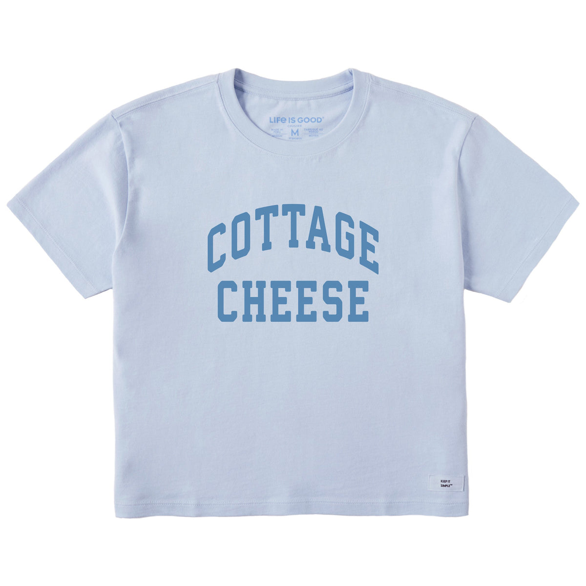 Women's Cottage Cheese Arch Short Sleeve Crusher Boxy Tee