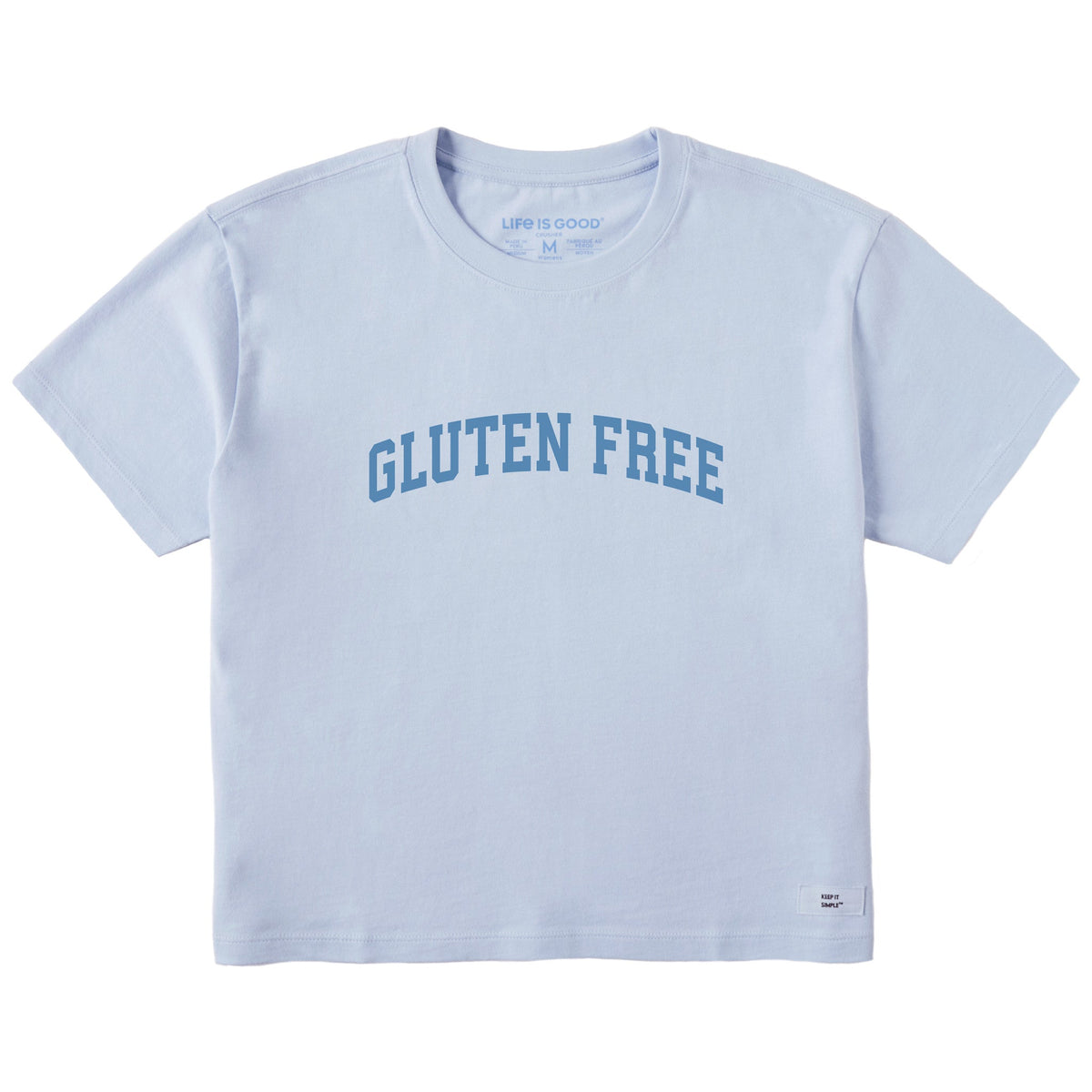 Women's Gluten Free Arch Short Sleeve Crusher Boxy Tee
