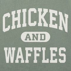 Women's Chicken and Waffles Arch Short Sleeve Crusher Boxy Tee