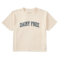 Women's Dairy Free Arch Short Sleeve Crusher Boxy Tee