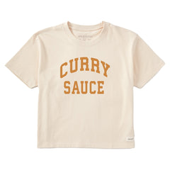Women's Curry Sauce Arch Short Sleeve Crusher Boxy Tee