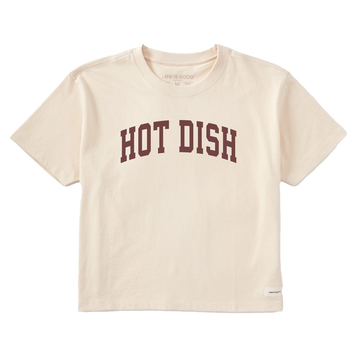 Women's Hot Dish Arch Short Sleeve Crusher Boxy Tee