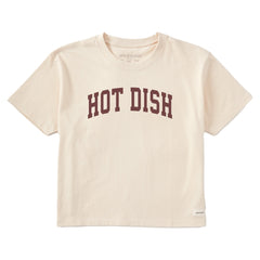 Women's Hot Dish Arch Short Sleeve Crusher Boxy Tee