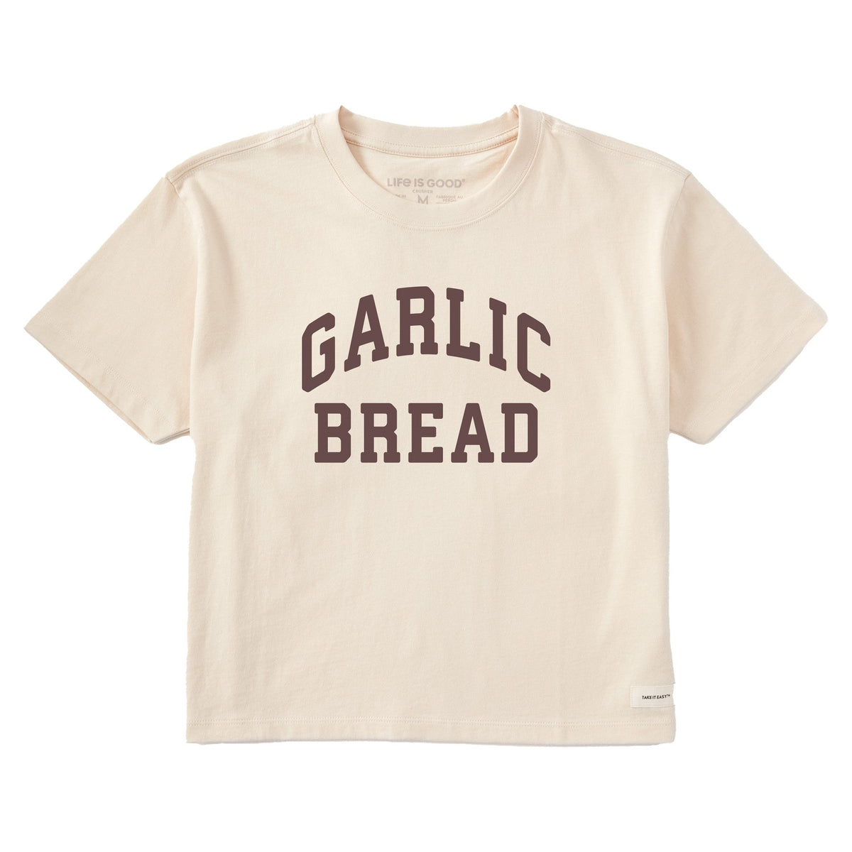 Women's Garlic Bread Arch Short Sleeve Crusher Boxy Tee