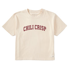 Women's Chili Crisp Arch Short Sleeve Crusher Boxy Tee