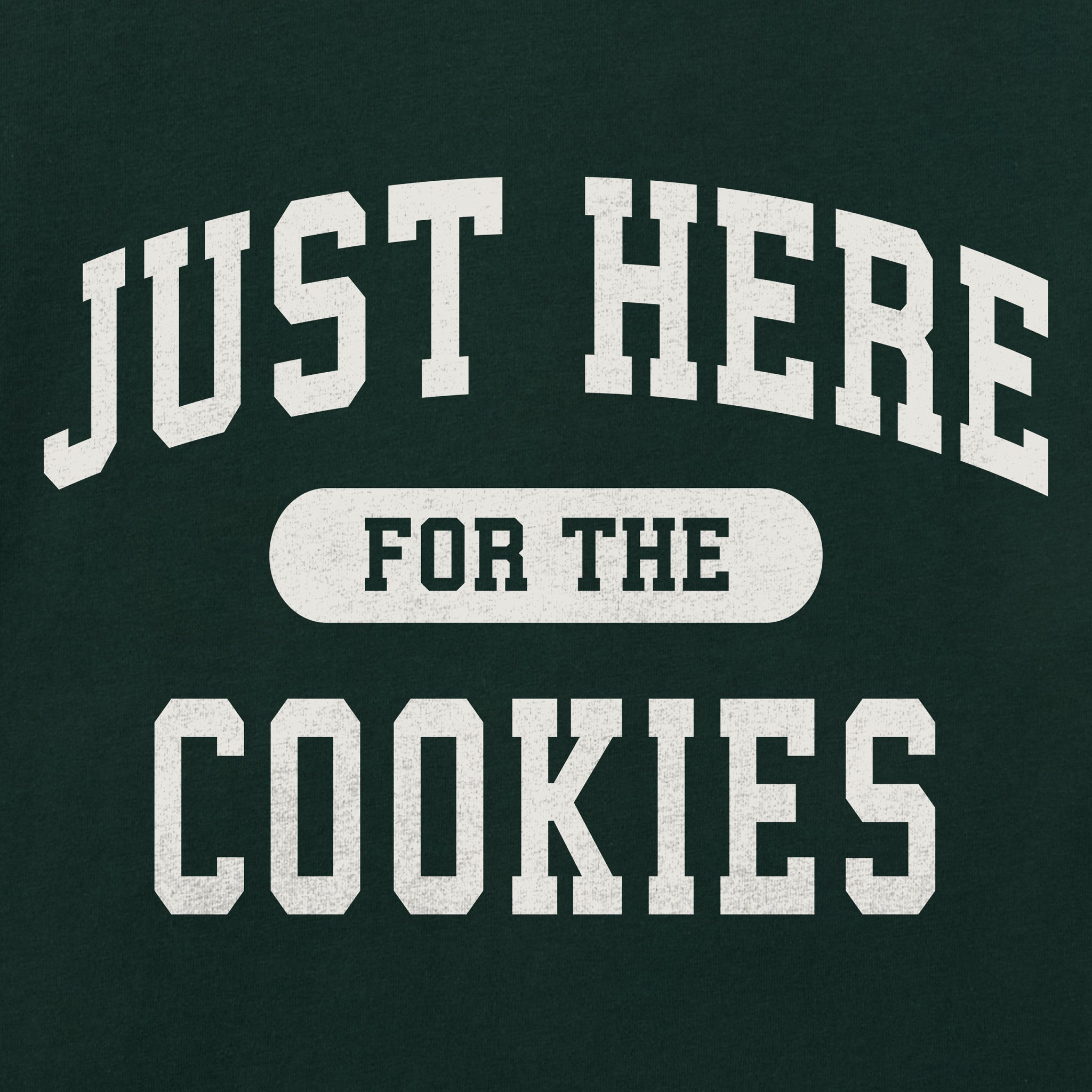 Women's Just Here for the Cookies Short Sleeve Crusher Boxy Tee