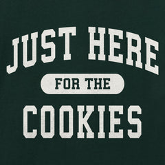 Women's Just Here for the Cookies Short Sleeve Crusher Boxy Tee
