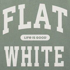 Women's Flat White Arch Short Sleeve Crusher Tee